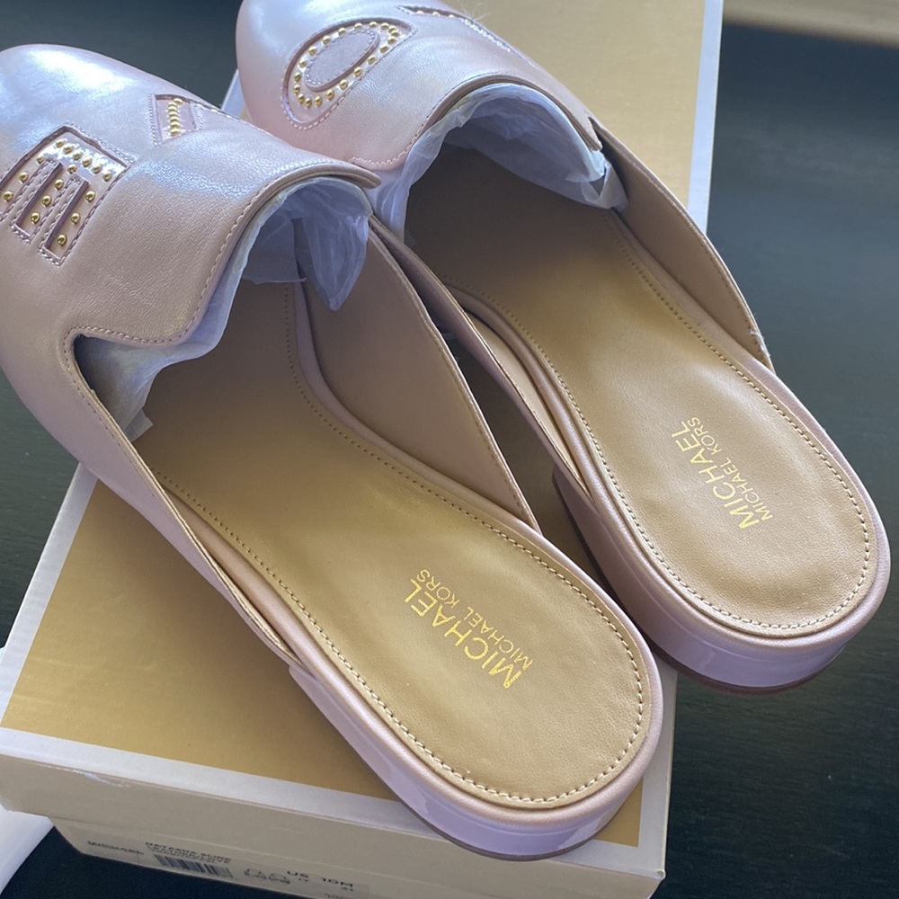 MICHAEL KORS LOVE 💕 LOAFER/SLIDE SIZE 10 - Picture 4 of 7